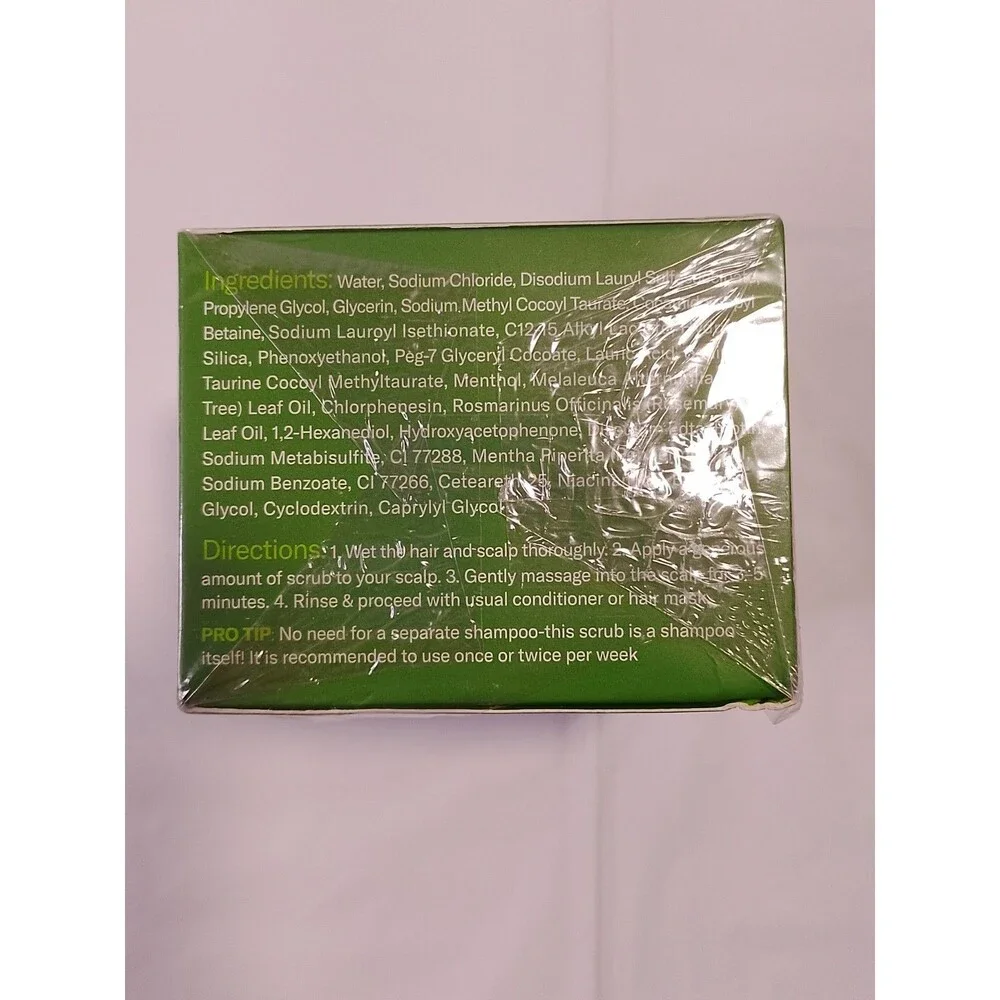 SVVIMER Scalp Scrub 10 oz Tea Tree Rosemary Mint Exfoliator Hair Treatment NEW
